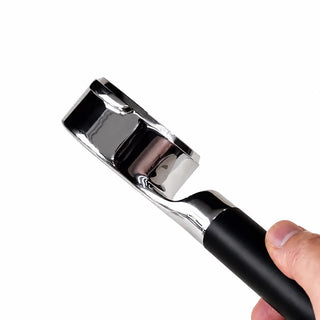 Porte-filtre E61 sans fond Yozcoffee 58 mm en acier inoxydable 316, noyer/noir — photo du produit