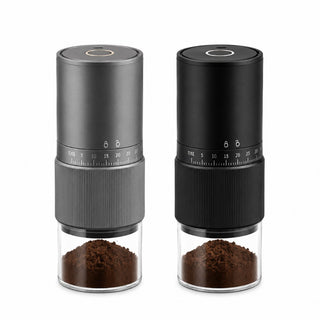 Automatic Espresso Grinder 35 Settings USB-C Rechargeable: gray black color options
