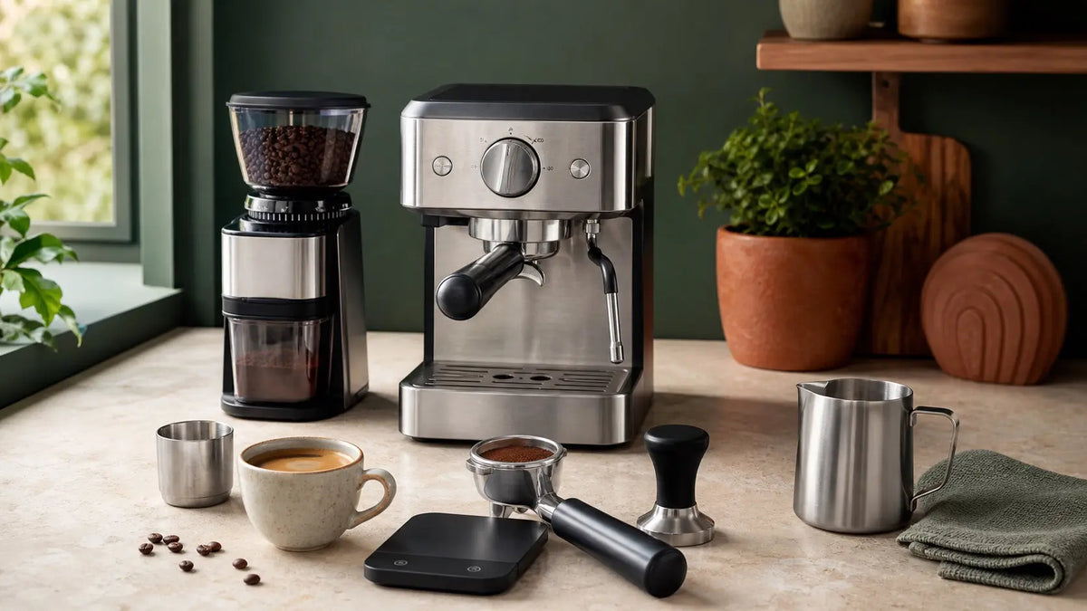 Kit de démarrage pour machine à espresso : l’essentiel pour débuter
