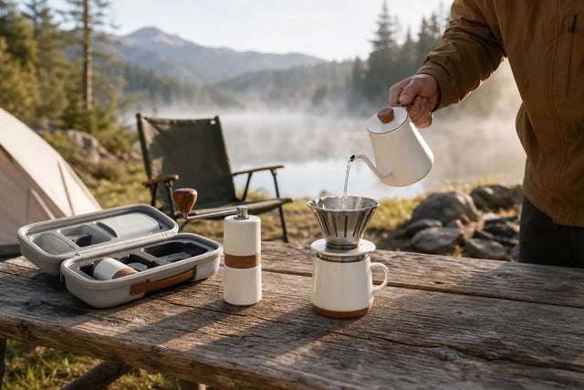 Kit café filtre portable 6 pièces : guide complet pour le voyage