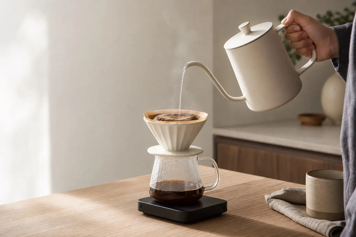 Petite bouilloire col de cygne : 350 ou 600 ml pour le café filtre ?