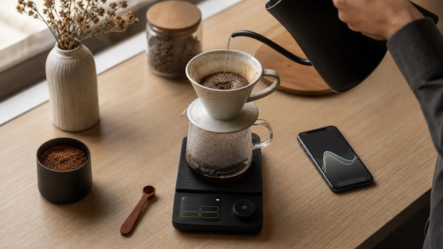 Balance à café connectée Bluetooth : une préparation plus précise