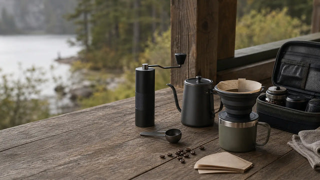 Kit de café filtre nomade pour le voyage et le camping