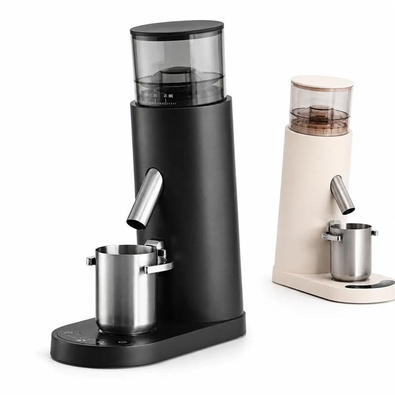 Moulin à café à espresso rechargeable, 60 crans de réglage et porte-filtres 51 et 58 mm - image du produit