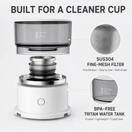 Cafetière filtre automatique sans fil 160 ml – 1 bouton, filtre inox réutilisable - miniature 6