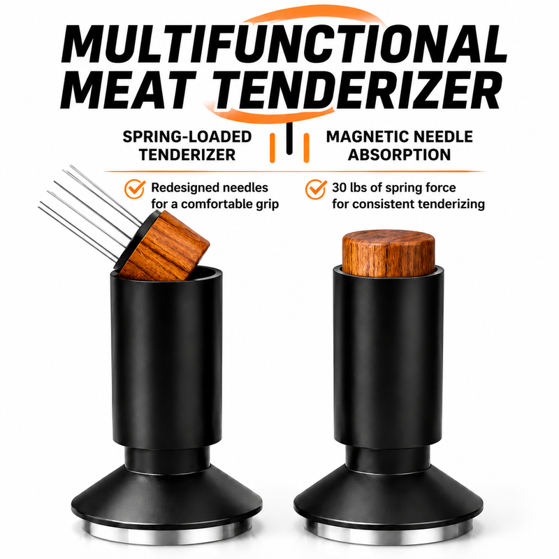 2-in-1 Espresso Tamper & Magnetic Distributor - feature details