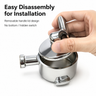 58mm 2-in-1 Portafilter Bottomless & Spouted - base view 3