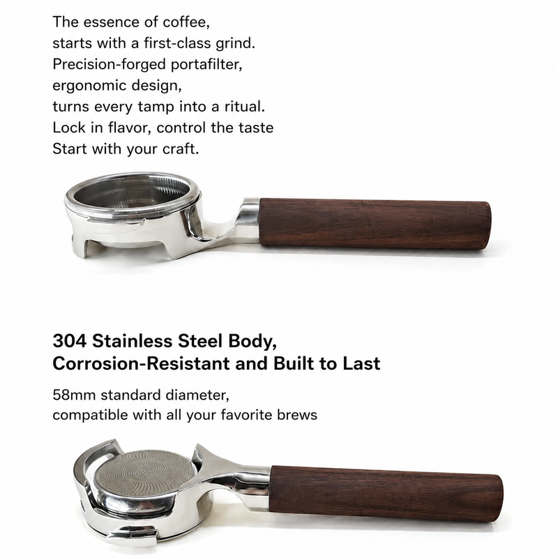 58mm Bottomless Portafilter E61 - feature details
