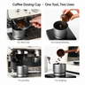 58mm Espresso Dosing Cup & Distributor 2-in-1 - in use