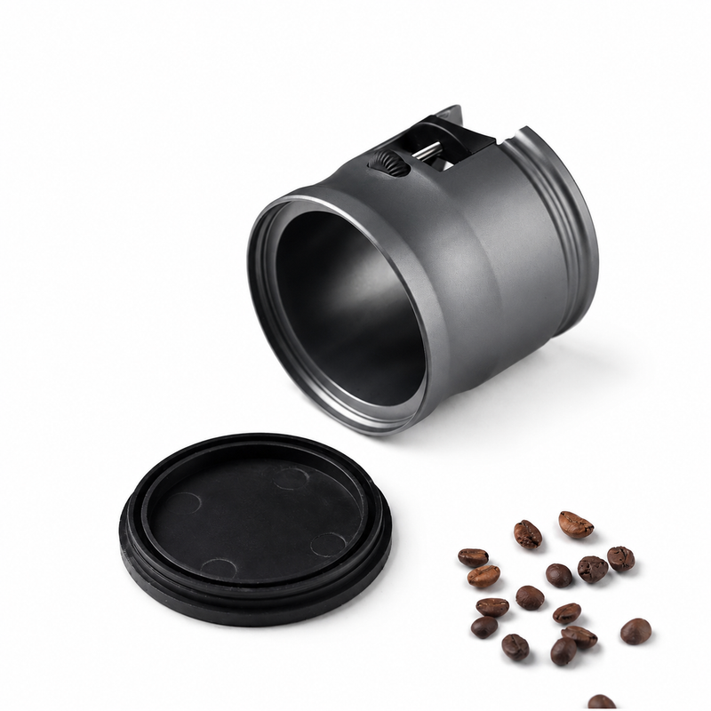 Aluminum Espresso Portafilter Tamping Stand - filter detail 6