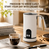 Yozcoffee 5-in-1 Automatic Milk Frother – Hot & Cold Foam for Latte & Cappuccino - miniature 3