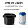 Yozcoffee compact 0.45L coffee knock box holds about 8 to 10 coffee pucks