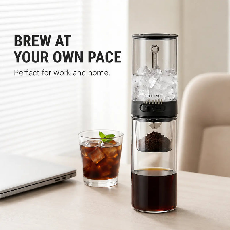400ml Cold Drip Coffee Maker with Adjustable Flow Control - image du produit