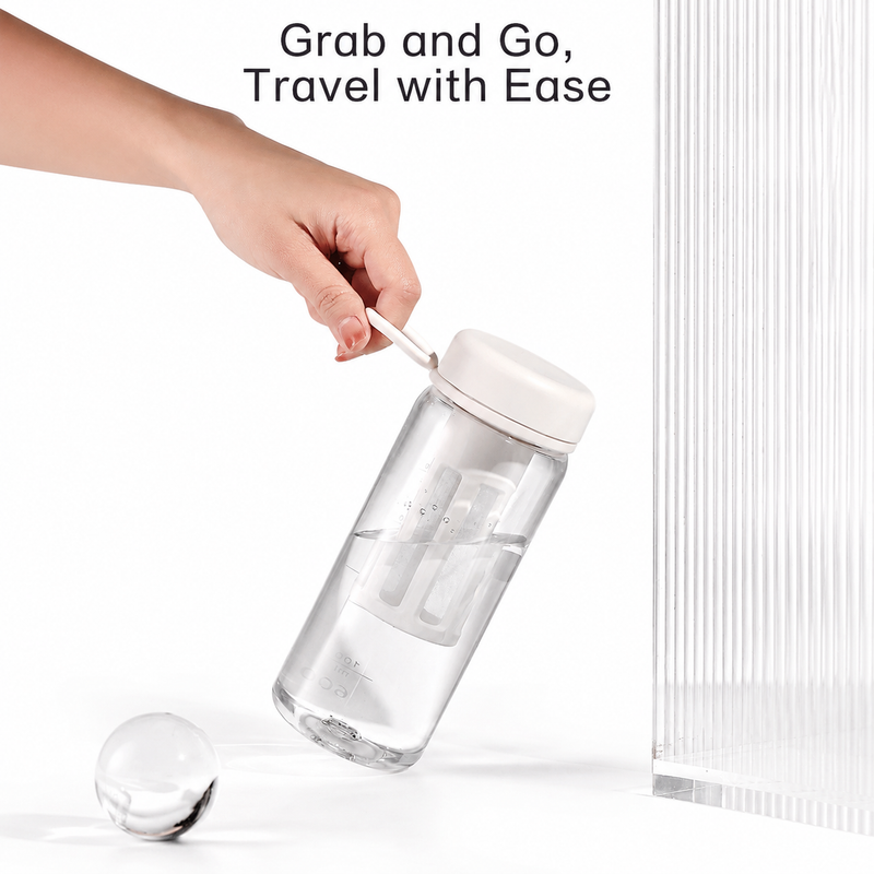 Cold Brew Infuser Bottle 450/600ml Glass Tea Coffee Brewer: grab go travel ease