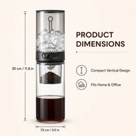 400ml Cold Drip Coffee Maker with Adjustable Flow Control - miniature 4