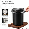 Airtight Coffee Canister 304 Steel One-Way Valve - product photo 3