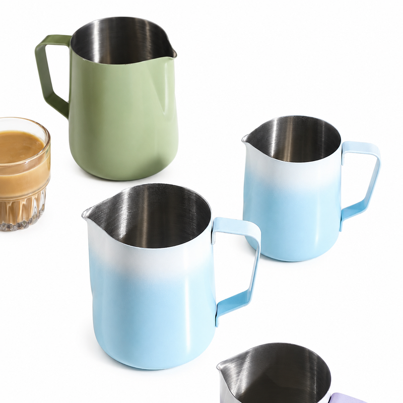 Gradient Milk Frothing Pitcher 350-600ml - lifestyle view