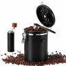Airtight Coffee Canister 304 Steel One-Way Valve - lid detail 6