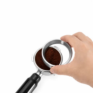 Entonnoir doseur magnétique pour espresso Yozcoffee 51/53/58 mm en acier inoxydable, argent — photo du produit