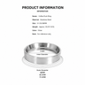 Magnetic Espresso Dosing Funnel Ring 51-58mm - size and compatibility chart