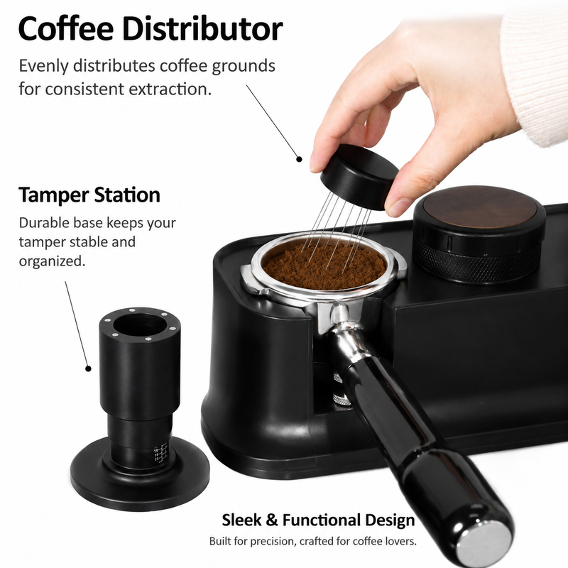 Spring-Loaded Tamper Magnetic Distributor 51mm - side view