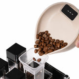 Mini balance-cuillère numérique pour grains de café Yozcoffee, beige/noire