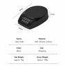 Digital Coffee Scale 2kg 0.1g Timer - size and compatibility chart