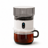 Yozcoffee portable automatic coffee maker with 160ml water tank and glass coffee cup