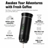 Portable Capsule Coffee Machine NS Compatible - in use 6