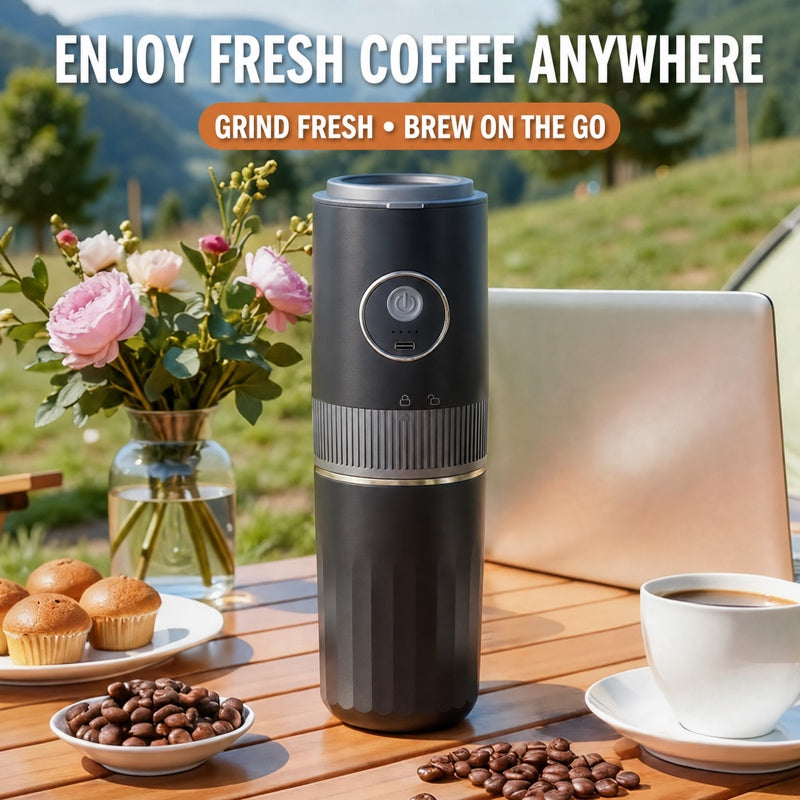 Yozcoffee Portable Electric Coffee Grinder & Brewer - image du produit