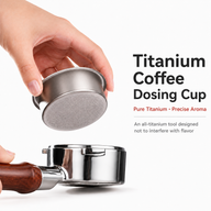 Espresso Filter Basket 58mm 18g Pure Titanium 0.2mm: portafilter fit