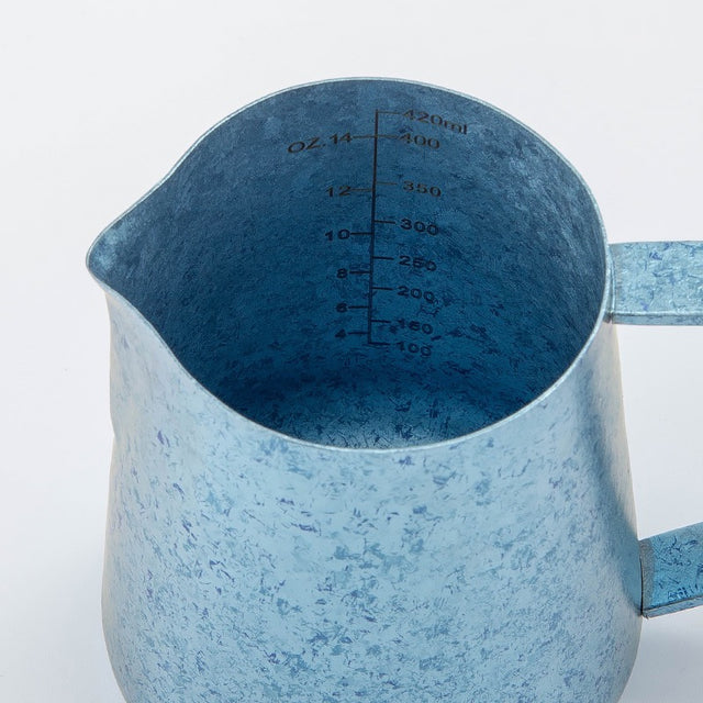 Alternate view of 420ml Pure Titanium Milk Frothing Pitcher - detail view