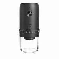 Electric Coffee Grinder 40 Settings Ceramic Burr Rechargeable: main black