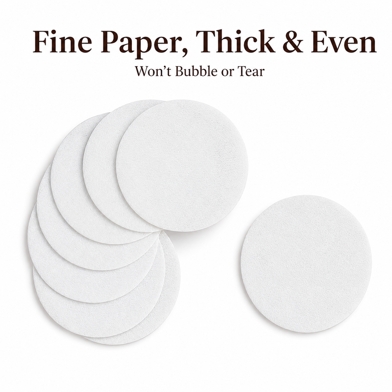 Coffee Filter Paper for Moka Pot 100pcs - color options 3
