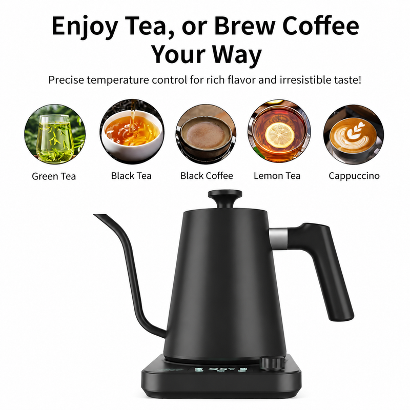 Smart Gooseneck Kettle 0.9L Variable Temp - in use 6