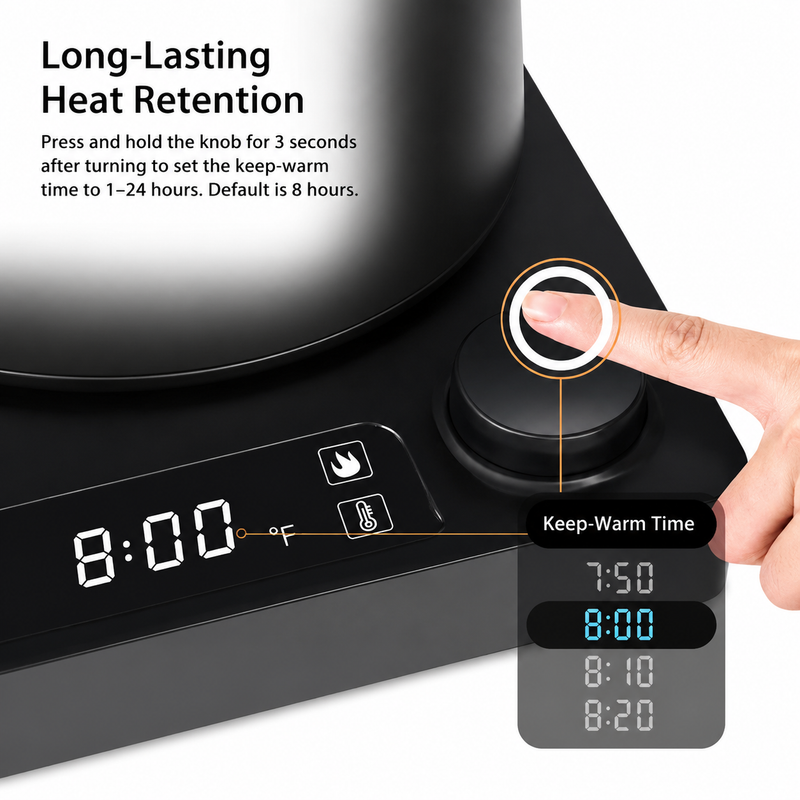 Smart Gooseneck Kettle 0.9L Variable Temp - detail view