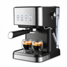 Yozcoffee stainless steel 20 bar espresso machine with steam wand and two espresso cups