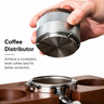 2-in-1 Espresso Distributor & Tamper Walnut - size and compatibility chart