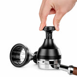Distributeur WDT pour espresso Yozcoffee 51/53/58 mm à aiguilles en acier inoxydable, noir